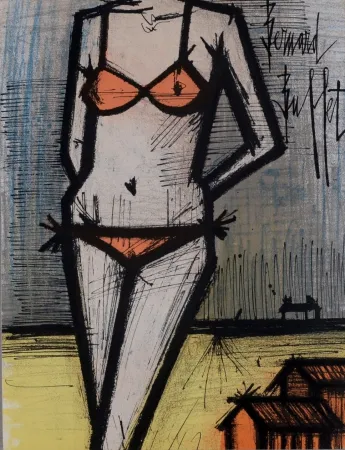 Литография Buffet - Le Bikini, 1967