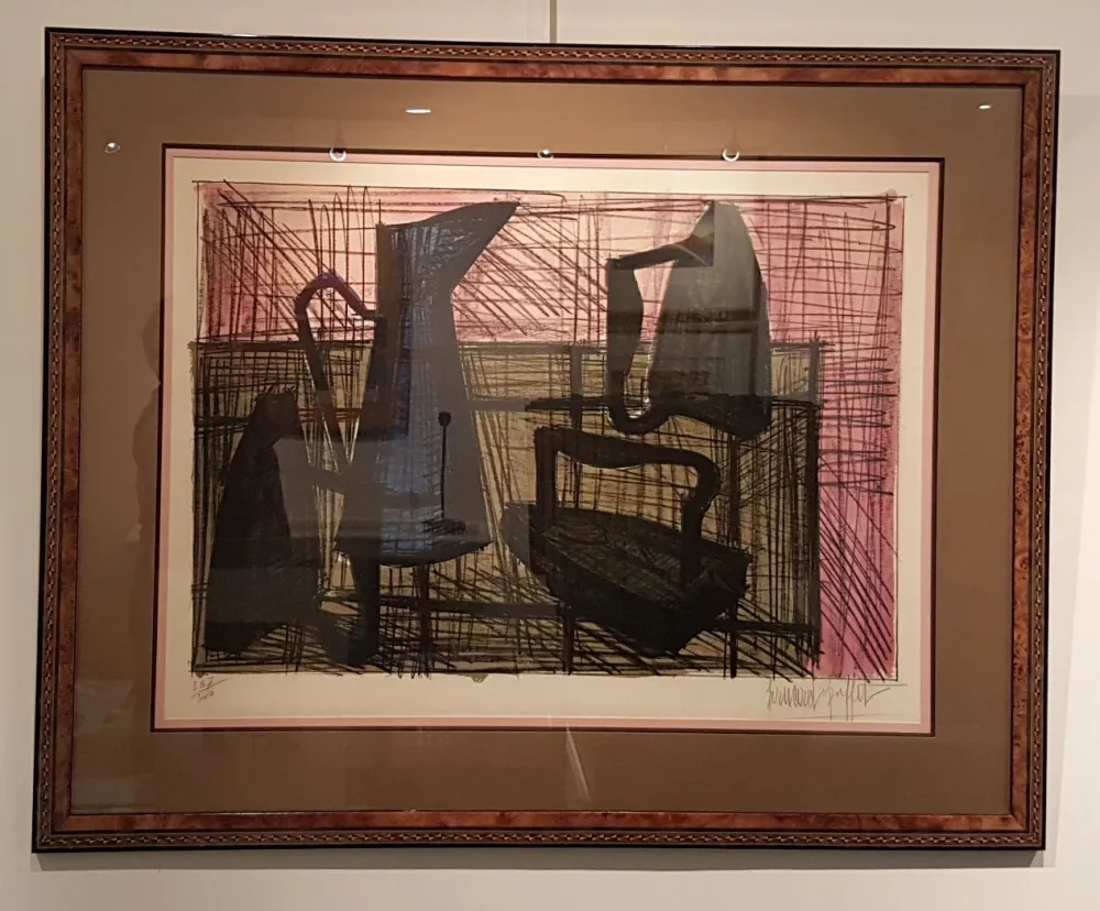 Литография Buffet - Les fers à repasser