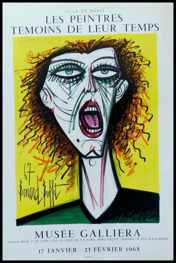 Афиша Buffet - LES PEINTRES TEMOINS DE LEUR TEMPS - MUSÉE GALLIERA