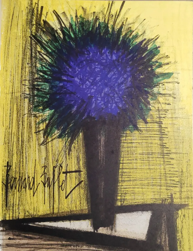 Литография Buffet - Lila Bouquet