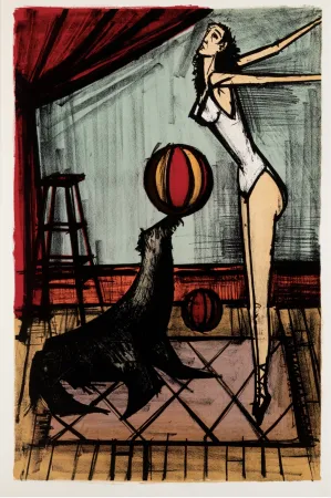 Литография Buffet - L'Otarie, 1968