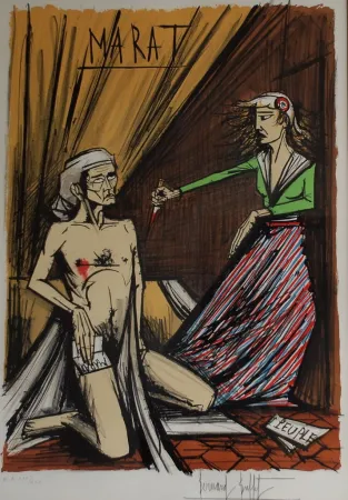 Литография Buffet - Marat