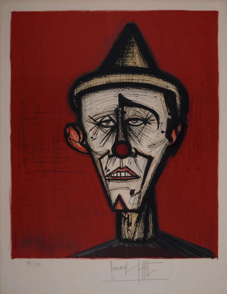 Литография Buffet - Mon Cirque, 1968 - Hand-signed!