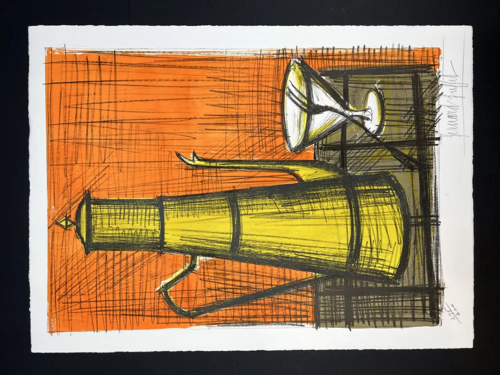 Литография Buffet - NATURE MORTE A LA CAFETIERE