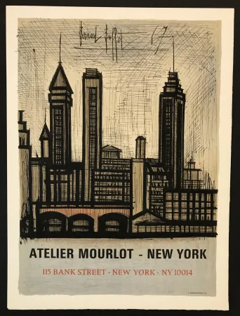 Литография Buffet - New York (Affiche)