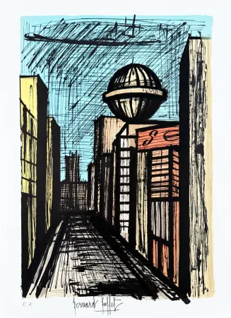 Литография Buffet - Nishi-Ginza