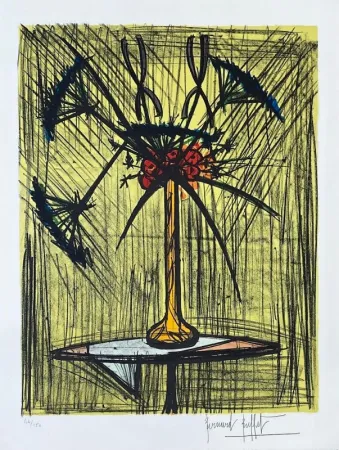 Литография Buffet - Ombelles et Iris 