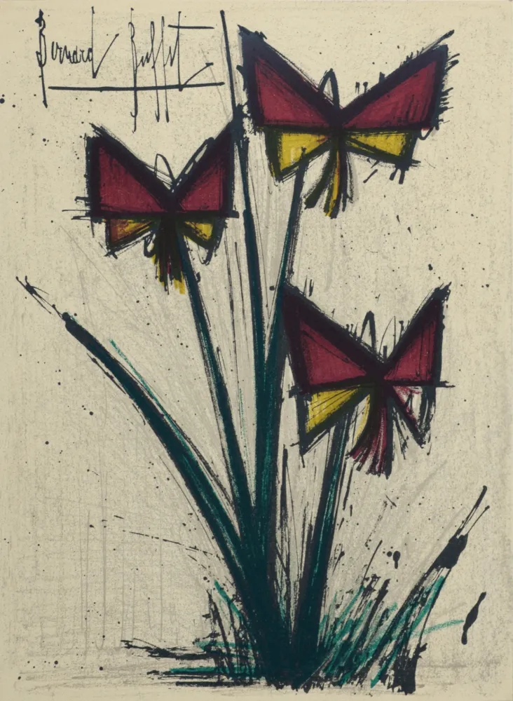 Литография Buffet - Pensées, 1965