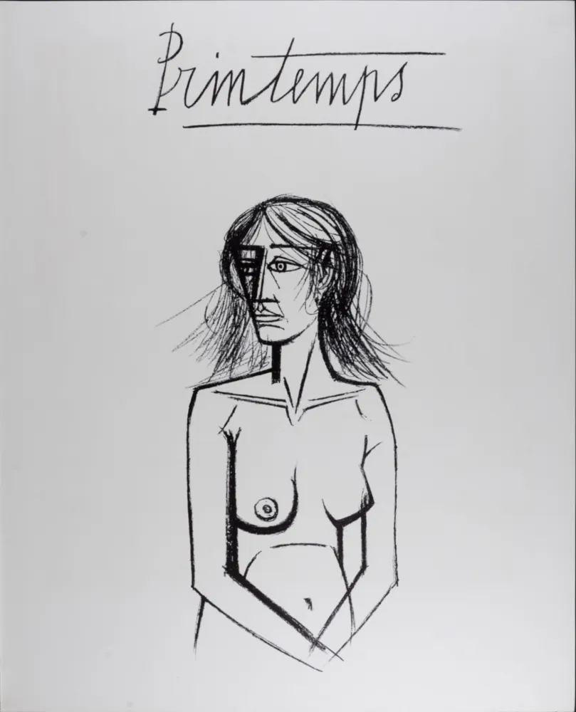 Литография Buffet - Printemps, 1970