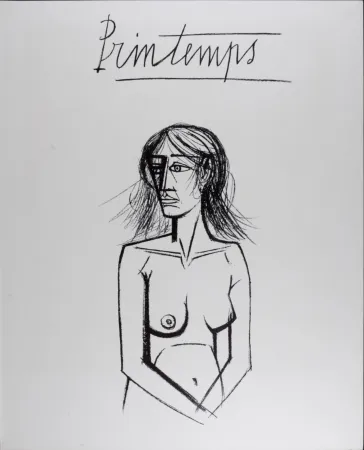 Литография Buffet - Printemps, 1970