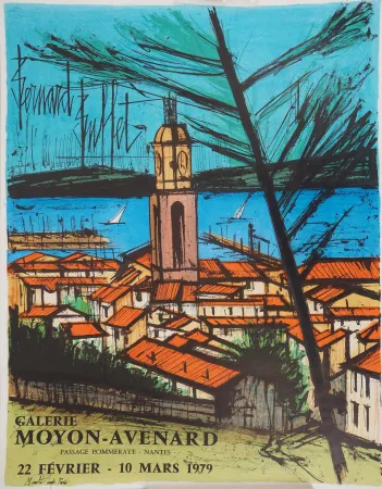 Литография Buffet - St Tropez