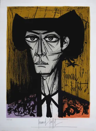 Литография Buffet - Toreador, 1967 - Hand-signed!
