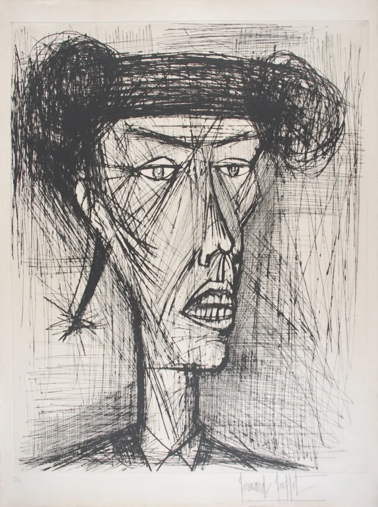 Гравюра Сухой Иглой Buffet - Torero II