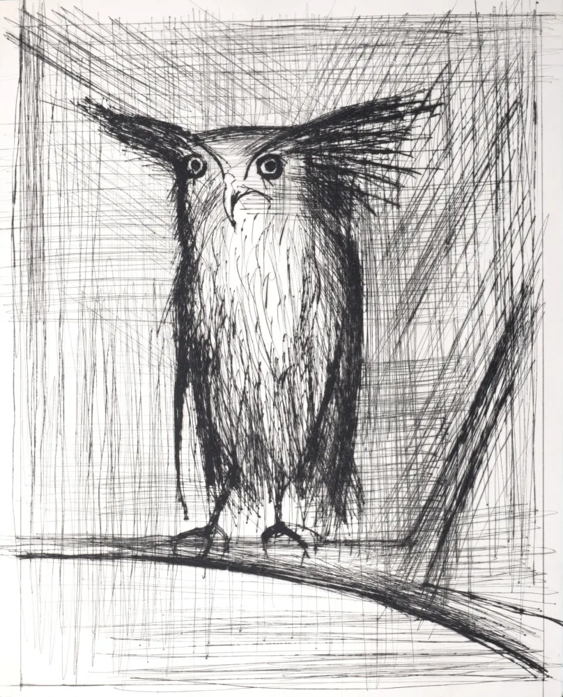 Гравюра Сухой Иглой Buffet - Voyages fantastiques de Cyrano de Bergerac, 1958