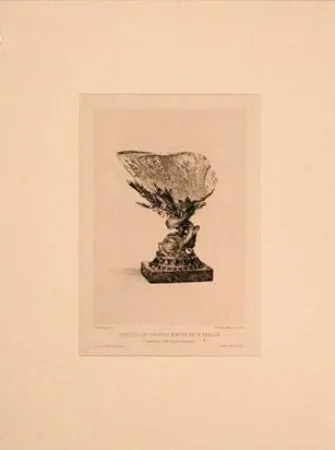 Гравюра Buhot - Coquille de girasole