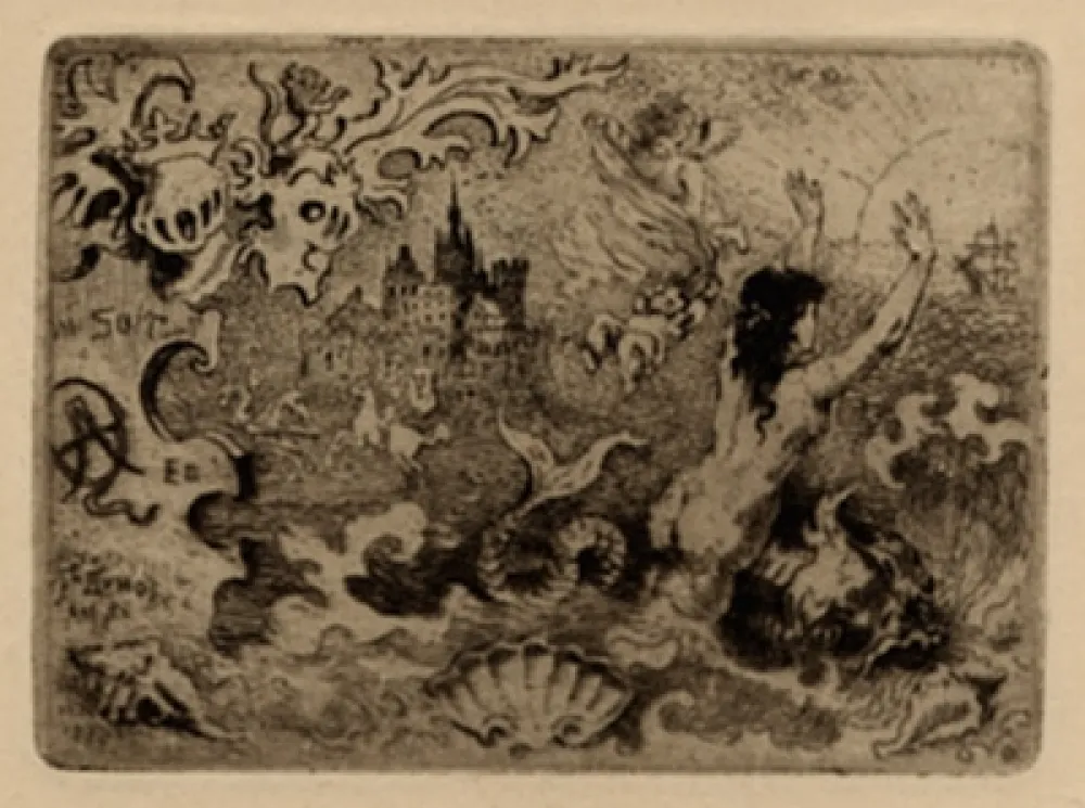 Иллюстрированная Книга Buhot - Le diable amoureux