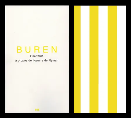 Иллюстрированная Книга Buren - L'art en écrit