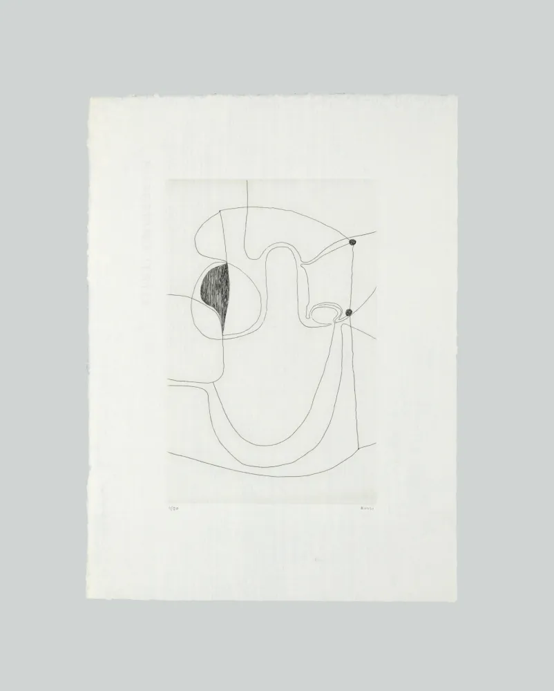 Гравюра Burri - Acquaforte 1