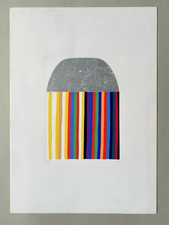 Гравюра Burri - Acquaforte e serigrafia G