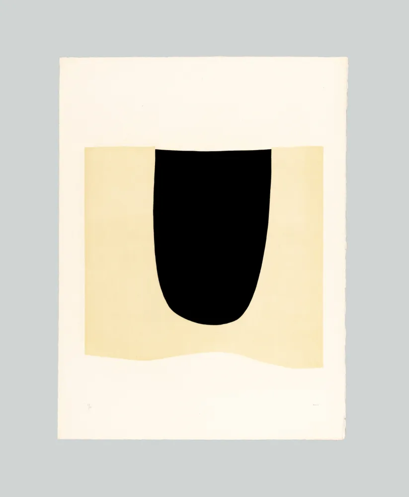 Гравюра Burri - Bianchi e neri I-D