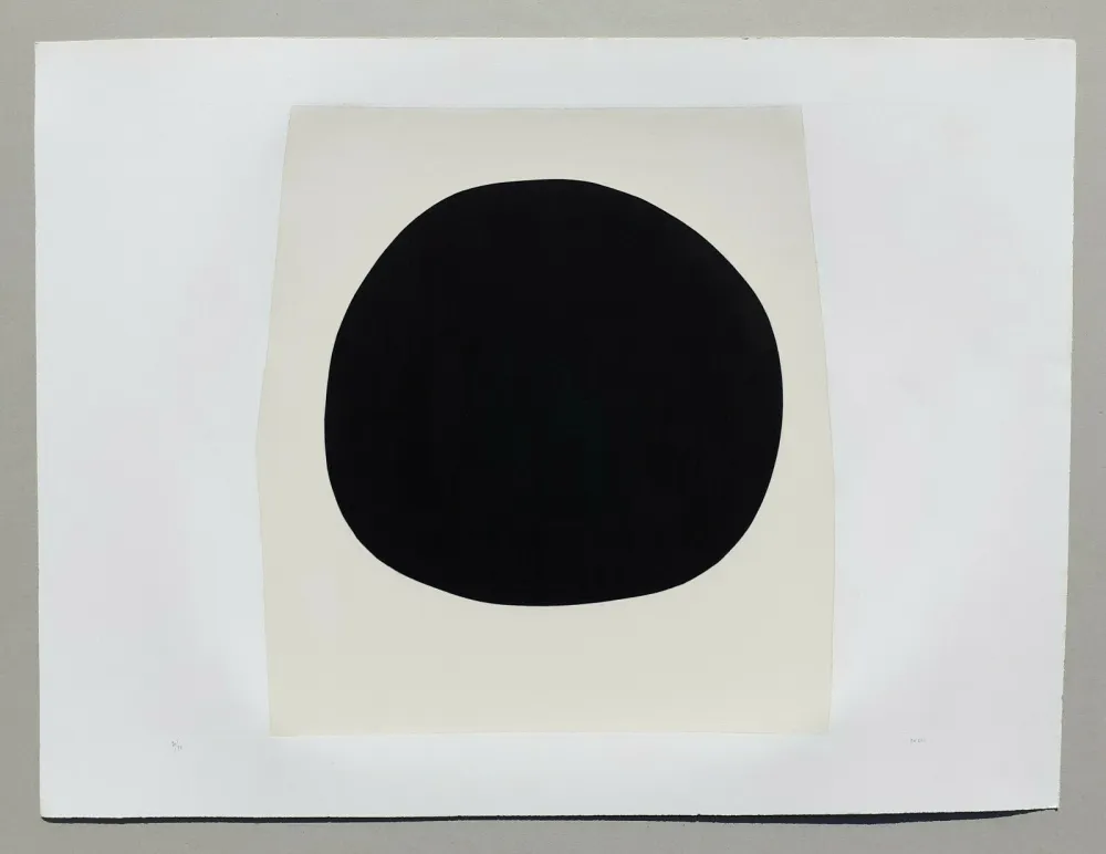 Литография Burri - Bianchi e neri I - Tavola F