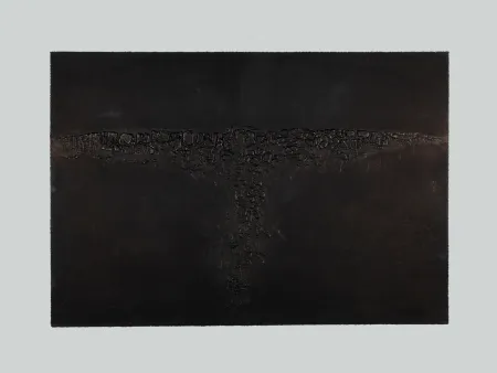 Офорт И Аквитанта Burri - Cretto Nero F