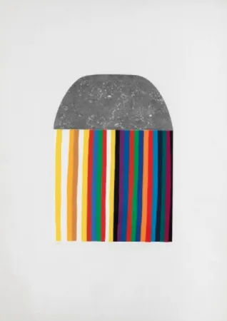 Офорт И Аквитанта Burri - Sans titre