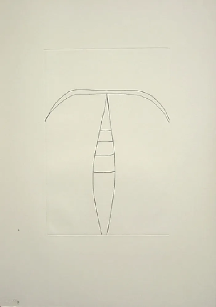 Гравюра Burri - Senza titolo