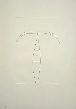 Гравюра Burri - Senza titolo