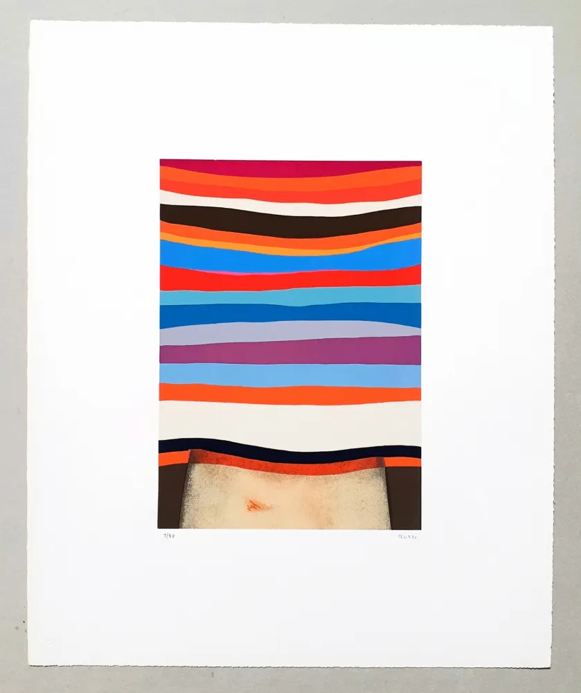 Сериграфия Burri - Serigrafia 1-D