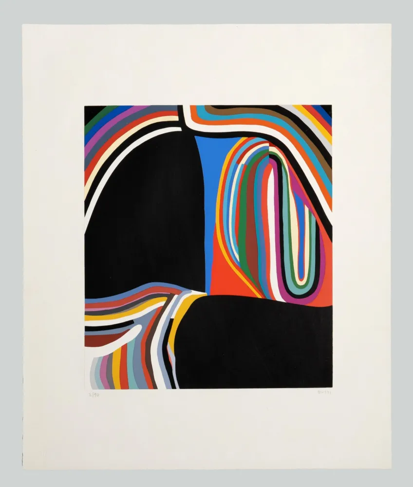 Сериграфия Burri - Serigrafia 2-B