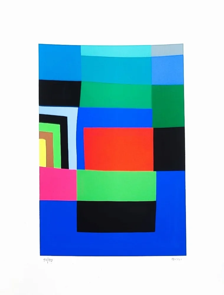 Сериграфия Burri - Serigrafia 3