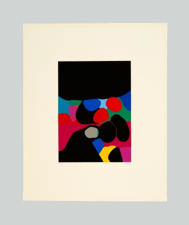 Сериграфия Burri - Serigrafia 3-A