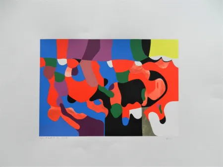 Сериграфия Burri - Sestante 12