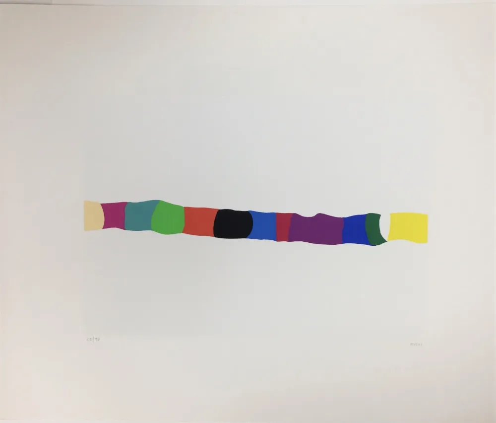 Сериграфия Burri - Trittico C - 2