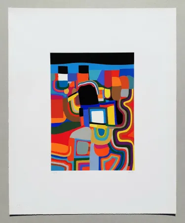 Сериграфия Burri - Trittico E - Serigrafia 1-E