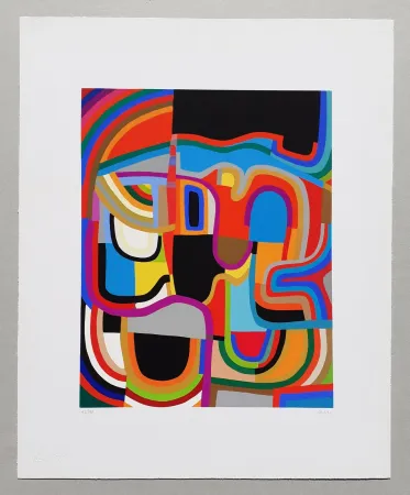 Сериграфия Burri - Trittico E - Serigrafia 2-E