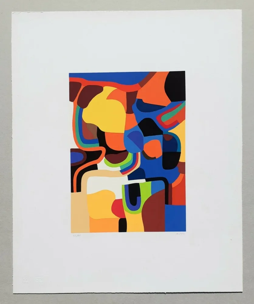 Сериграфия Burri - Trittico E - Serigrafia 3-E