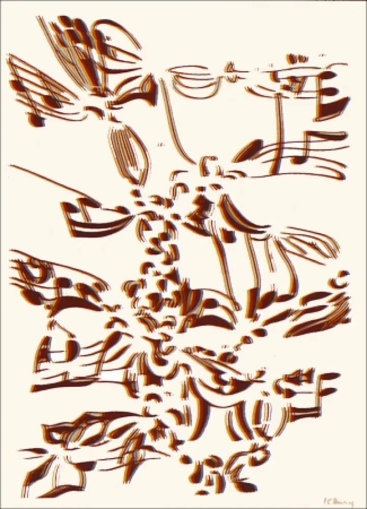 Литография Bury - Aff Avt 143