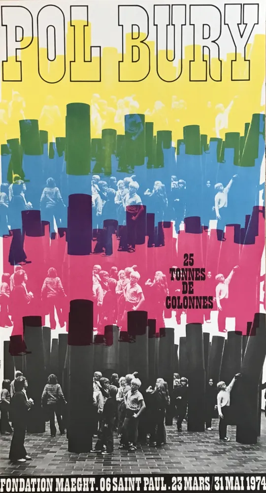 Литография Bury - Affiche lithographique 