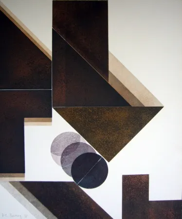 Офорт И Аквитанта Bury - Des idées et des ombres