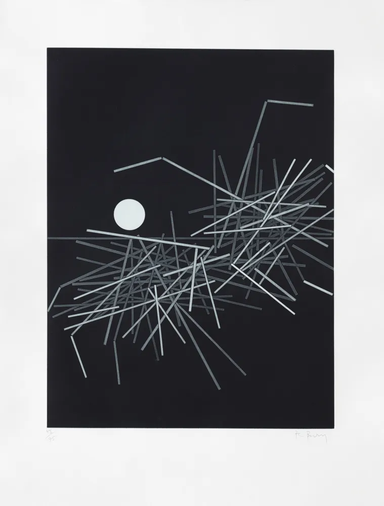 Гравюра Bury - Horizontale avec disques et barres