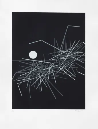 Гравюра Bury - Horizontale avec disques et barres