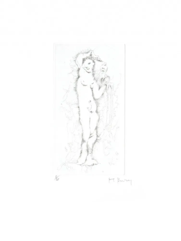 Офорт Bury - Nuée de neige