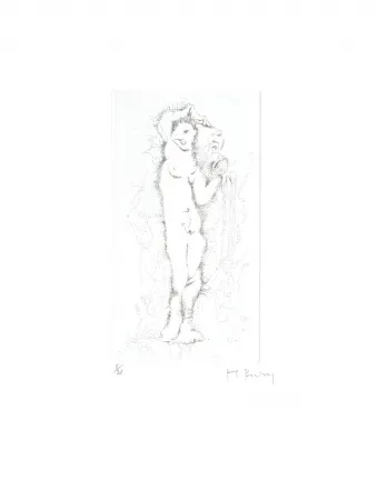 Офорт Bury - Nuée de neige