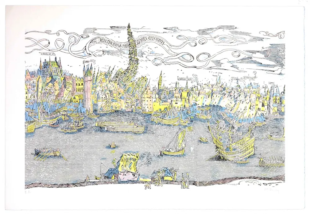 Литография Bury - Sans titre