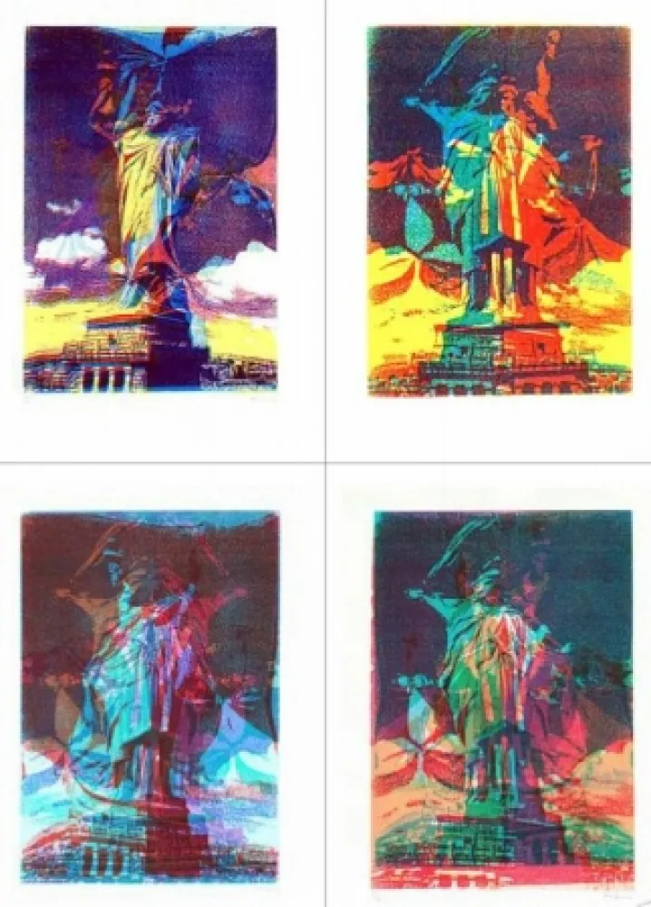 Сериграфия Bury - Statue de la liberté, 8 variations