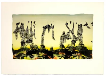 Литография Bury - Tour Eiffel