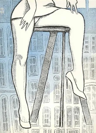 Офорт И Аквитанта Buzzati - Senza titolo