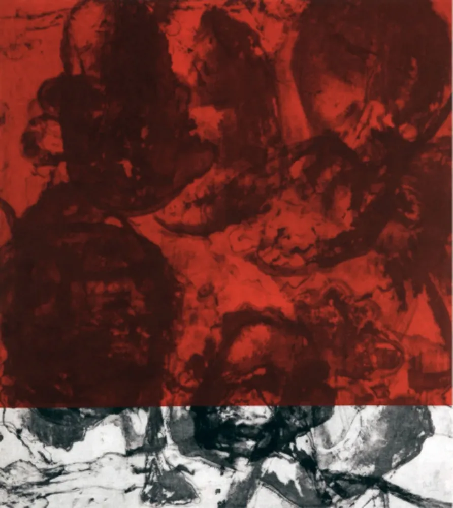 Акватинта Cabrita Reis - E as estrelas do céu cairam na terra....III